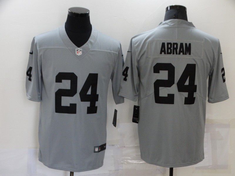 Men Oakland Raiders #24 Abram Grey Nike Vapor Untouchable Limited 2021 NFL Jersey